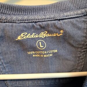 Eddie Bauer L Blue Cotton Sweatshirt